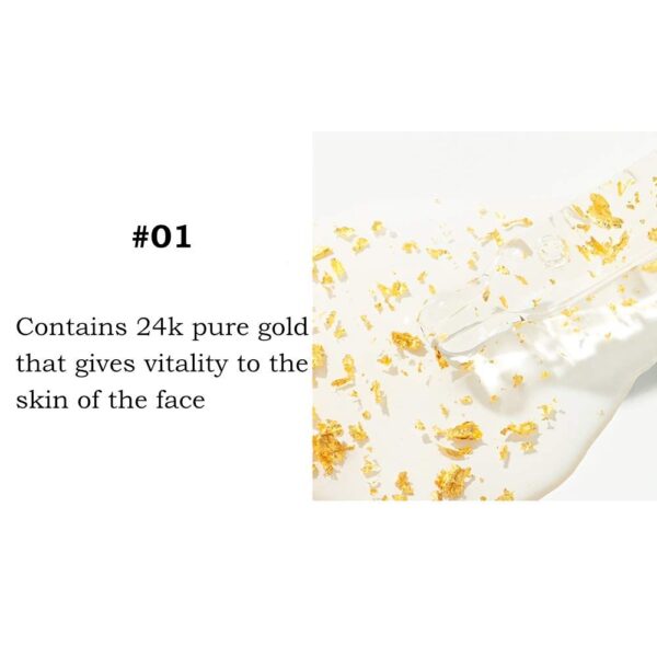 24K Goldzan Facial Serum Ampoule Pure Gold 99.9% Maison De Nature 100 ml Made in Korea. - Image 5