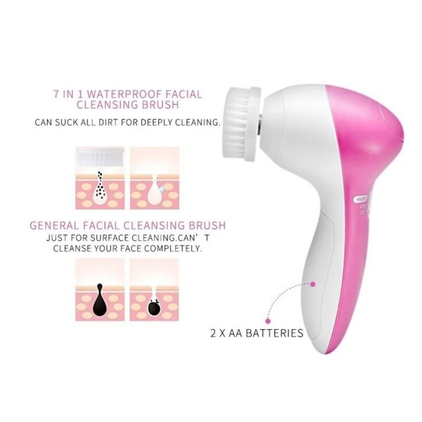 5 in 1 - Facial Electric Cleanser & Massager - Image 4