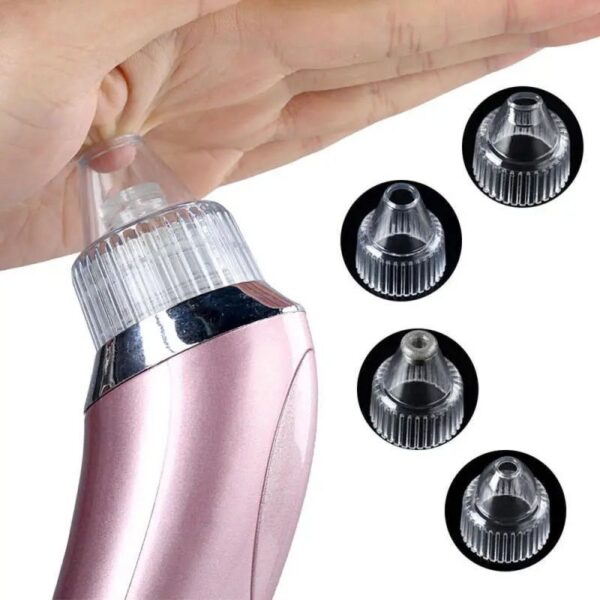 Chargeable Blackhead Removal Machine Black Head Remover Machine - Acne Pimple Pore Cleaner Vacuum Suction Tool Blackhead Removal On Nose Sucking Machine Blackheads Removal Device Derma Suction - Image 2