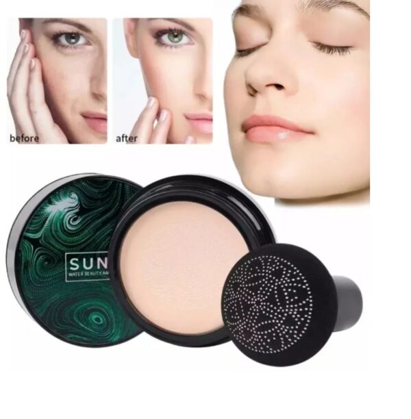 original SUNISA FOUNDATION MAQUILLAJE SUNISA AIR CUSHIONS MUSHROOM HEAD BASE CREAM CC BB CARE RADIANT MOISTURIZING FOUNDATION OIL CONTROL - Image 2