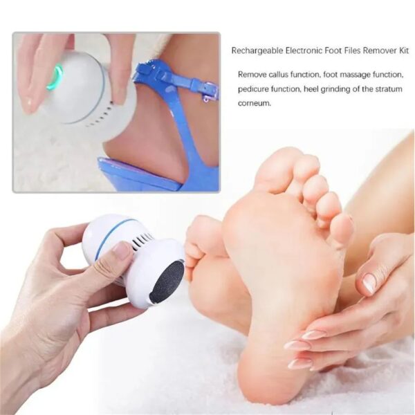 Electric Foot Grinder Foot Callus Remover Rechargeable Foot Files Clean Machine Feet Care Tools for Exfoliator Pedicure Device - Image 3