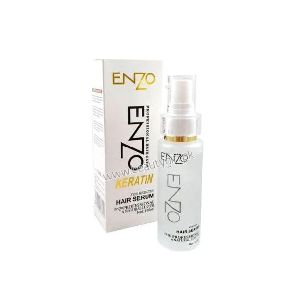 Enzo Professional Keratin Hair Serum for frizzy softness and dry deep nourish Beauty Care enzo hair serum for Men Women 100ml - Image 2