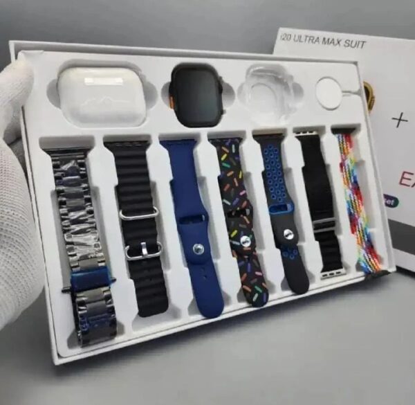 H20 Ultra Smartwatch 7In1 Ultra Smart Watch Plus Airpods pro 2 - Image 2