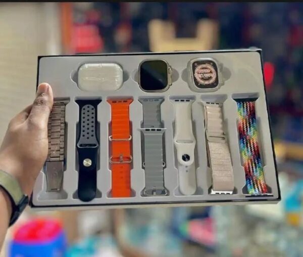 H20 Ultra Smartwatch 7In1 Ultra Smart Watch Plus Airpods pro 2 - Image 5