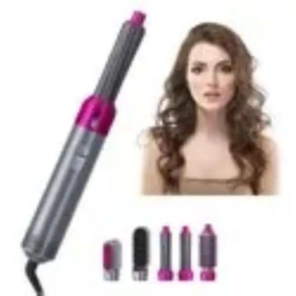 5 In 1 Hair Dryer Brush Electric Blow Dryer Hair Comb Curling Brush Kit Straightener - Image 3