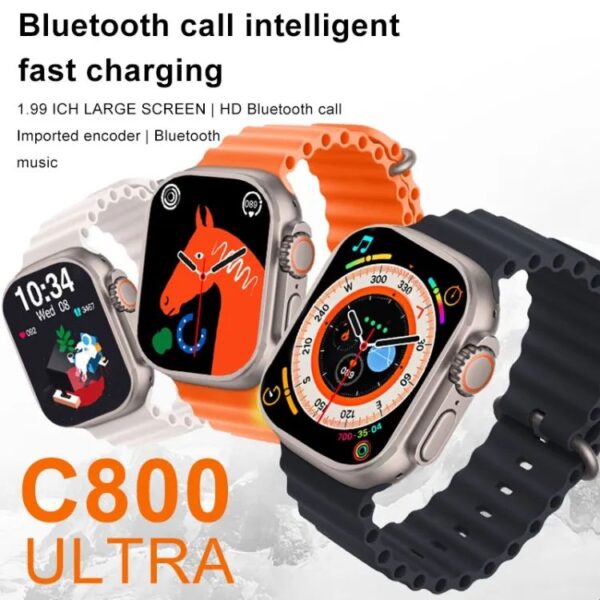 C800 Ultra Smart Watch for Men Women Series - Image 7