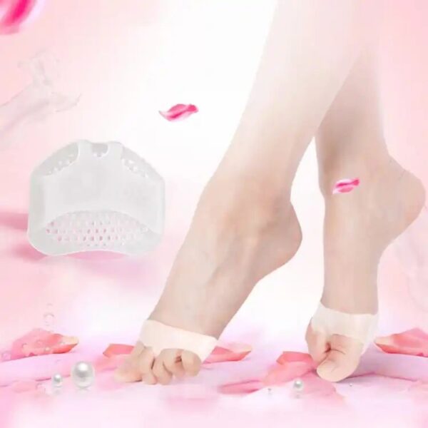 Insoles Forefoot Pads for Women High Heel Shoes Foot Blister Care Toes Insert Pad Silicone Gel Insole Cushions Pain Relief Splin - Image 4