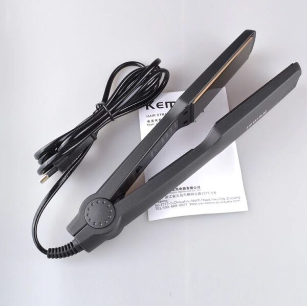 Kemei KM-329 Professional Hair Straightener With Temperature Control- For Women - Image 3