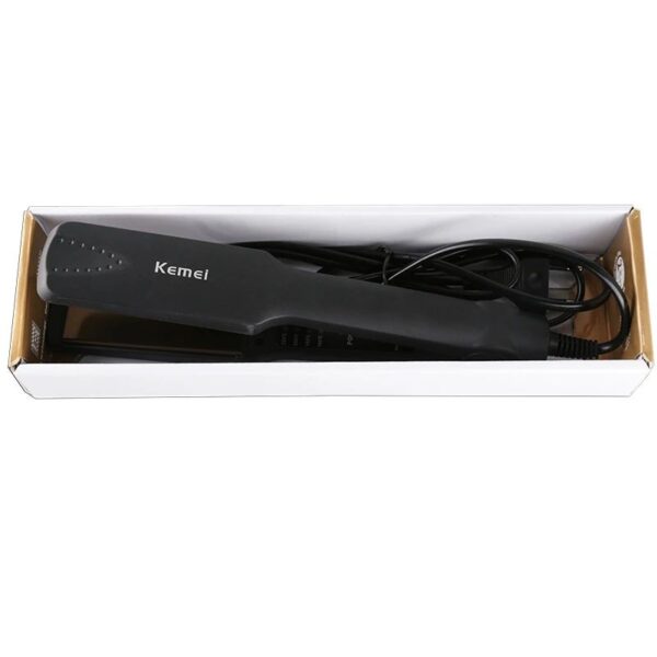 Kemei KM-329 Professional Hair Straightener With Temperature Control- For Women - Image 7