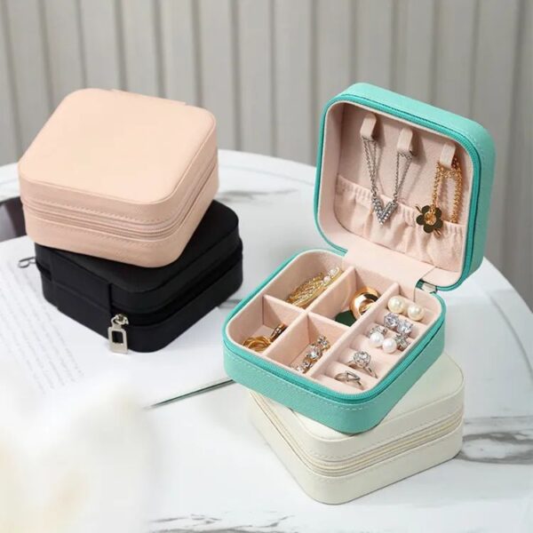 Jewellery Box Organizer Box for Travelling Leather Box Hair Accessories - Image 6