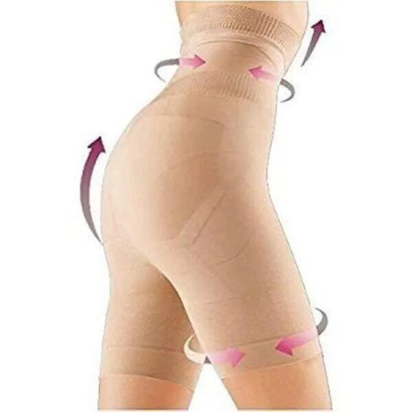 Lower Half Body Shaper Shapewear Women High Waist Panties Beige Body Shaper - Image 4