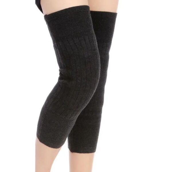 Men Women Cold Proof Plush Socks Warm Leggings Knee Pad Non slip Joint Injury Recovery Outdoor Sports Compression Winter - Image 2