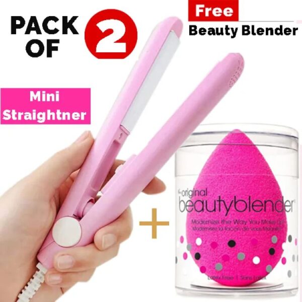 Mini Hair Straightener And Get Free Gift - Image 2