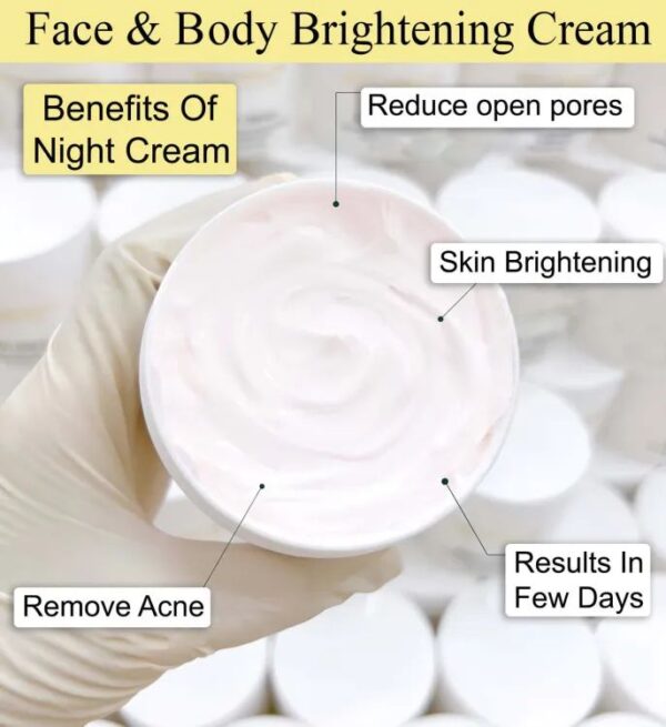 Night Cream For Bright, White And Clear Skin. - Image 3