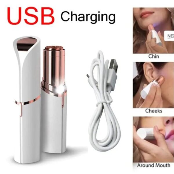 Rechargeable Flawless Hair Removal Machine for Women Painless Facial Hair Remover Ladies Shaver Trimmer for Women Flawless Laser Hair Removal - Image 3