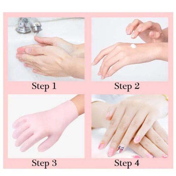 Gel Gloves Moisturizing Whitening Exfoliating Smooth Beauty Hand Care Silicone Hand Glove Waterproof Cleaning - Image 2