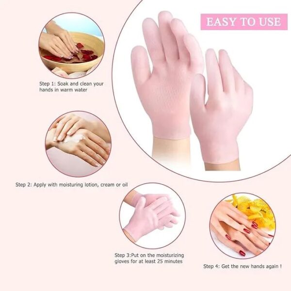 Gel Gloves Moisturizing Whitening Exfoliating Smooth Beauty Hand Care Silicone Hand Glove Waterproof Cleaning - Image 7