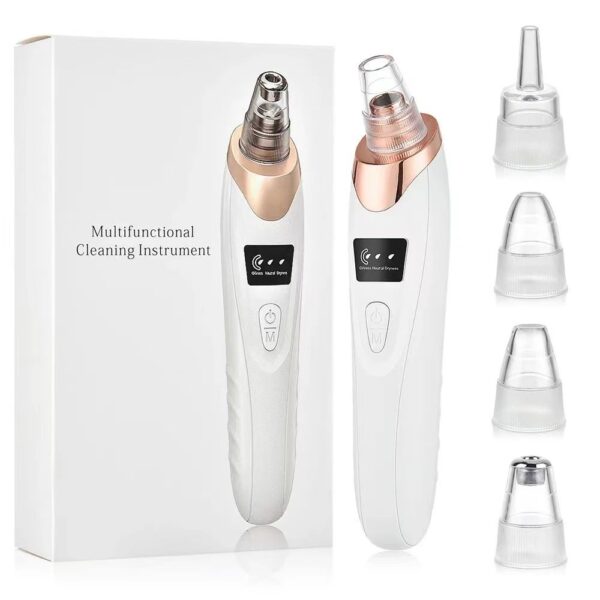 Upgraded Blackhead Remover Vacuum Facial Pore Cleaner Electric Acne Comedone Whitehead Extractor Tool 5 Probes For Women And Men - Image 3